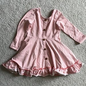 Shrimp and Grits Kids Serendipity brand twirl dress.